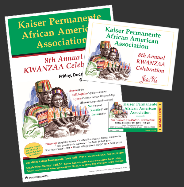 Images of Kwanzaa Celebration - Kaiser Permanente's African American Association